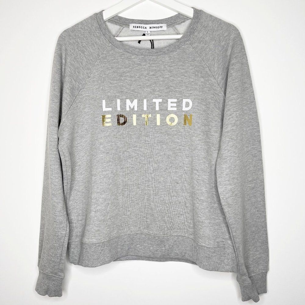 REBECCA MINKOFF Limited Edition Gray Sweatshirt